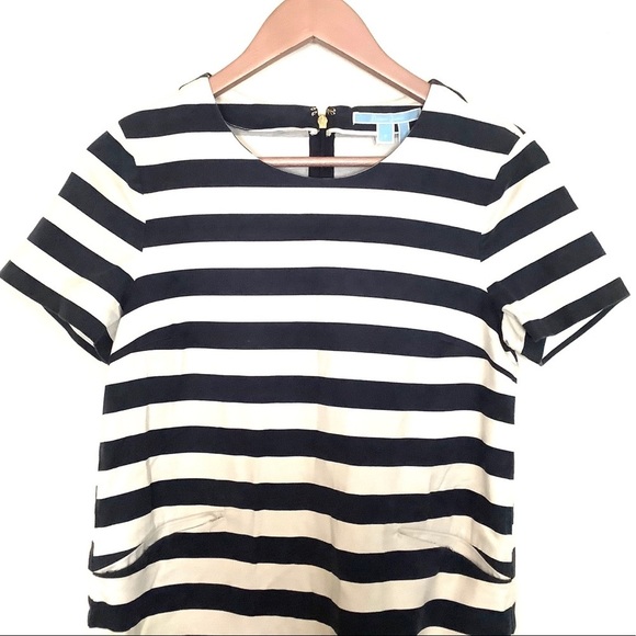 Draper James | stripe print shift mini dress - Picture 3 of 9